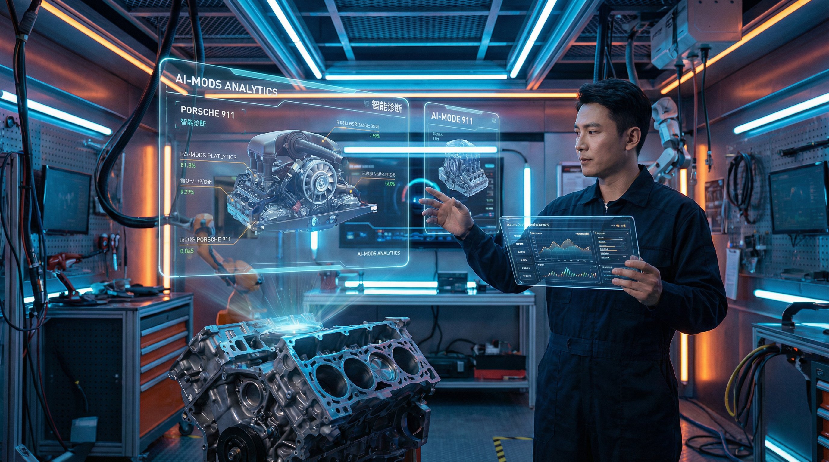 猎奇 AI赋能修车改装视频制作