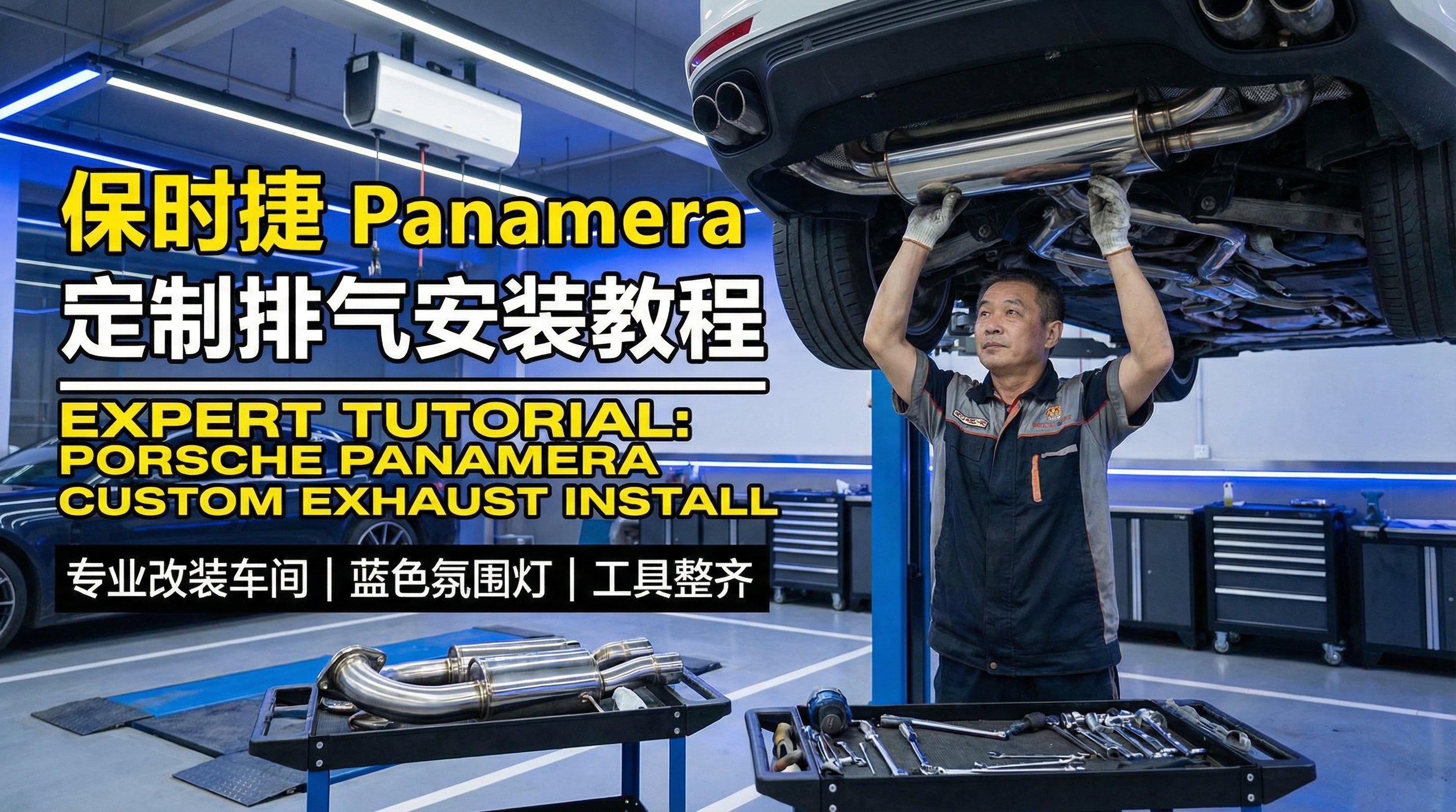 猎奇改装视频-保时捷宽体改装